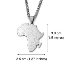 Load image into Gallery viewer, 2021 New Africa Detail Stainless Steel Chain Necklace
