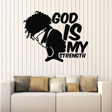 Load image into Gallery viewer, God Is My Strength Wall Vinyl
