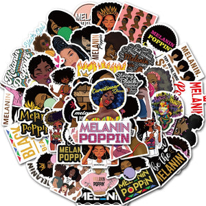 Melanin Awareness Sticker Collection