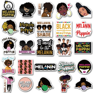 Melanin Awareness Sticker Collection