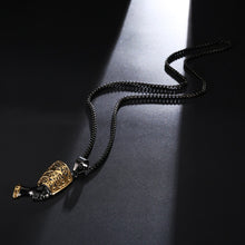 Load image into Gallery viewer, Egyptian Kemetic Black Queen Chain Necklace
