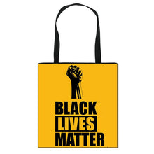 Load image into Gallery viewer, Black Statement Tote Bag
