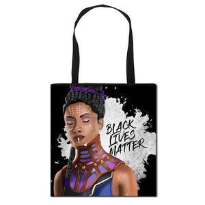 Black Statement Tote Bag