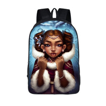 Load image into Gallery viewer, Black Princess Snow Goddess 2020 Back-to-School Backpack
