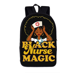 Black Nurse 2020 Back to School Backpack