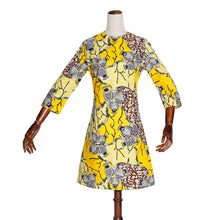 Load image into Gallery viewer, Nigerian Flute Dress With Matching Headscarf and Mask
