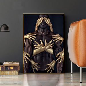 Embrace Black Gold Museum Gallery Canvas Poster