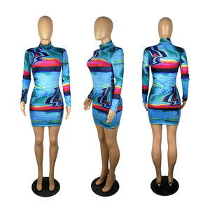 Aqua-Melanin Fashion Dress