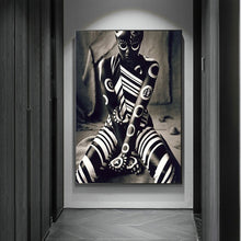 Load image into Gallery viewer, Warrior Pose Canvas Poster
