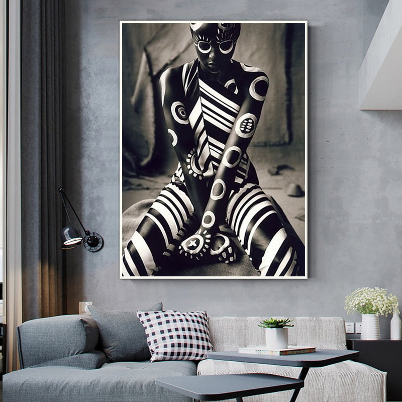 Warrior Pose Canvas Poster