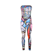 Load image into Gallery viewer, Melanin Stained Glass Fashion Bodysuit
