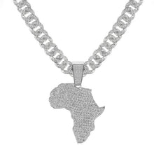 Load image into Gallery viewer, 24K Bigger and Better Africa Gold or .925 Silver Plated Chain
