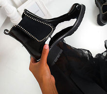 Load image into Gallery viewer, Black Fashion Shine Boots
