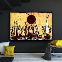 Load image into Gallery viewer, Boat To Freedom Canvas Unframed Poster
