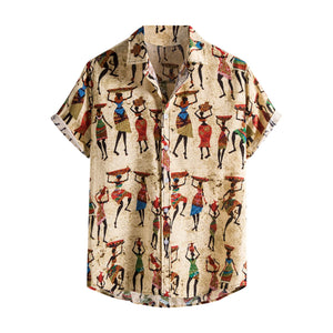 For My Tribe Linen Fashion Shirt