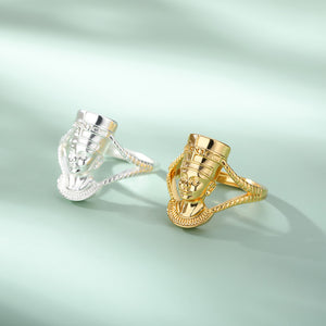 18K Gold Plated Egyptian Tut Ring Collection