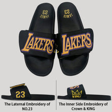 Load image into Gallery viewer, Lakers James Tribe Slides
