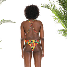 Load image into Gallery viewer, Melanin Summer Traditional Fashion Swimsuit
