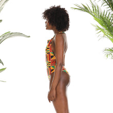 Load image into Gallery viewer, Melanin Summer Traditional Fashion Swimsuit
