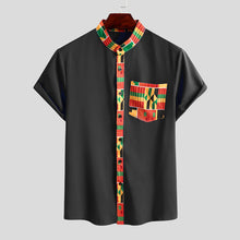 Load image into Gallery viewer, Kente King Cool Breeze Fashion Shirt
