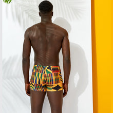 Load image into Gallery viewer, Kente Melanin Africa Fashion Beach Trunks
