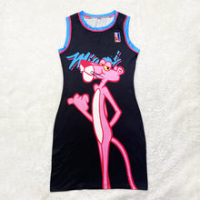 Load image into Gallery viewer, Miami Pink Panther Jersey Dress
