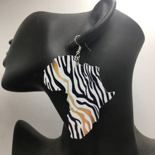 Load image into Gallery viewer, Zebra Africa Earrings
