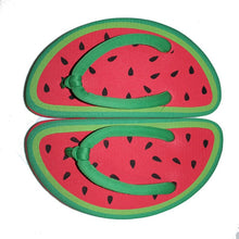 Load image into Gallery viewer, Juicy Fruit Beach Flip Flops
