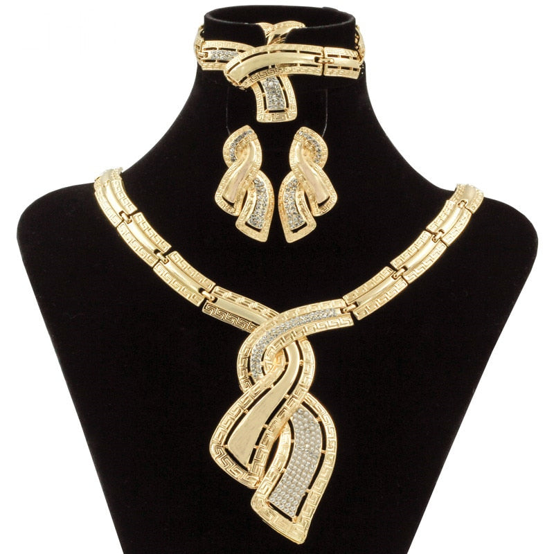 African gold plated jewelry on sale sets