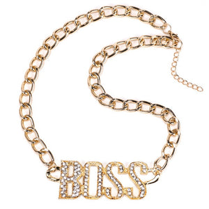 Boss Chick Jewelry set (Gold or Silver Plated)