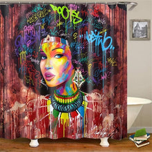 Load image into Gallery viewer, Afro Queen Shower Curtain
